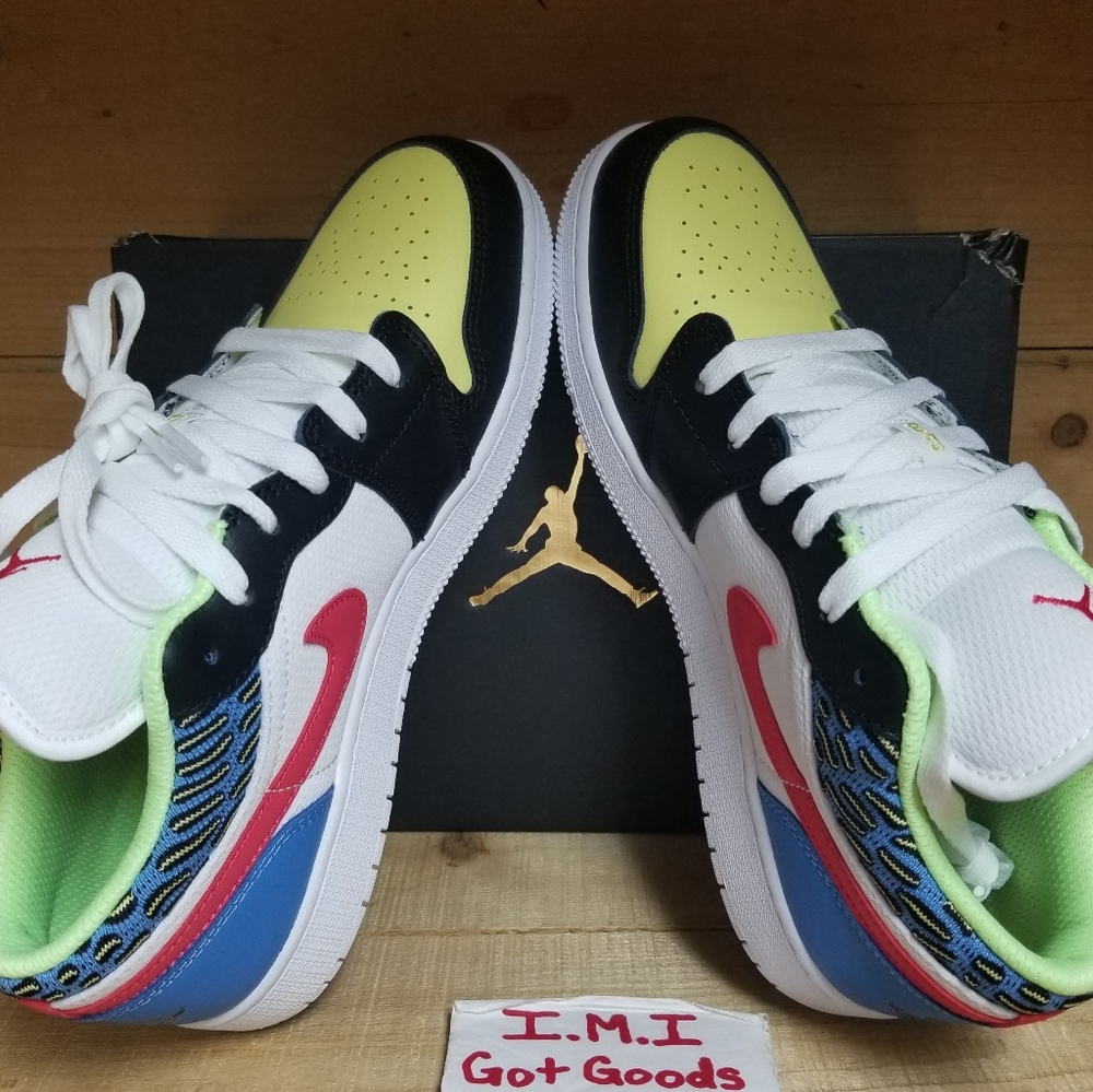 Air Jordan 1 Low 'Fusion' Sz:8 Women or 6.5YOUTH - Picture 4 of 12